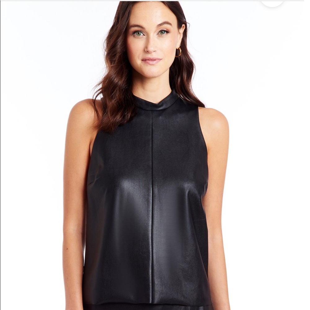 Amanda uprichard leather suzi top